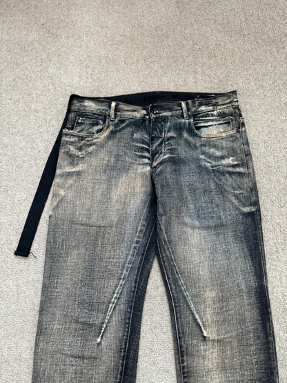 FW11 Rick Owens DRKSHDW "Limo" Dust Detroit Cut Denim Jeans