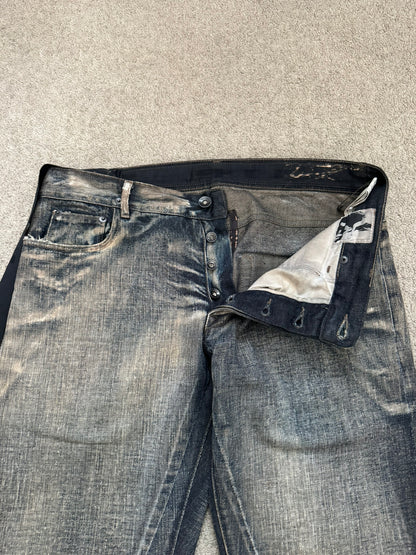 FW11 Rick Owens DRKSHDW "Limo" Dust Detroit Cut Denim Jeans
