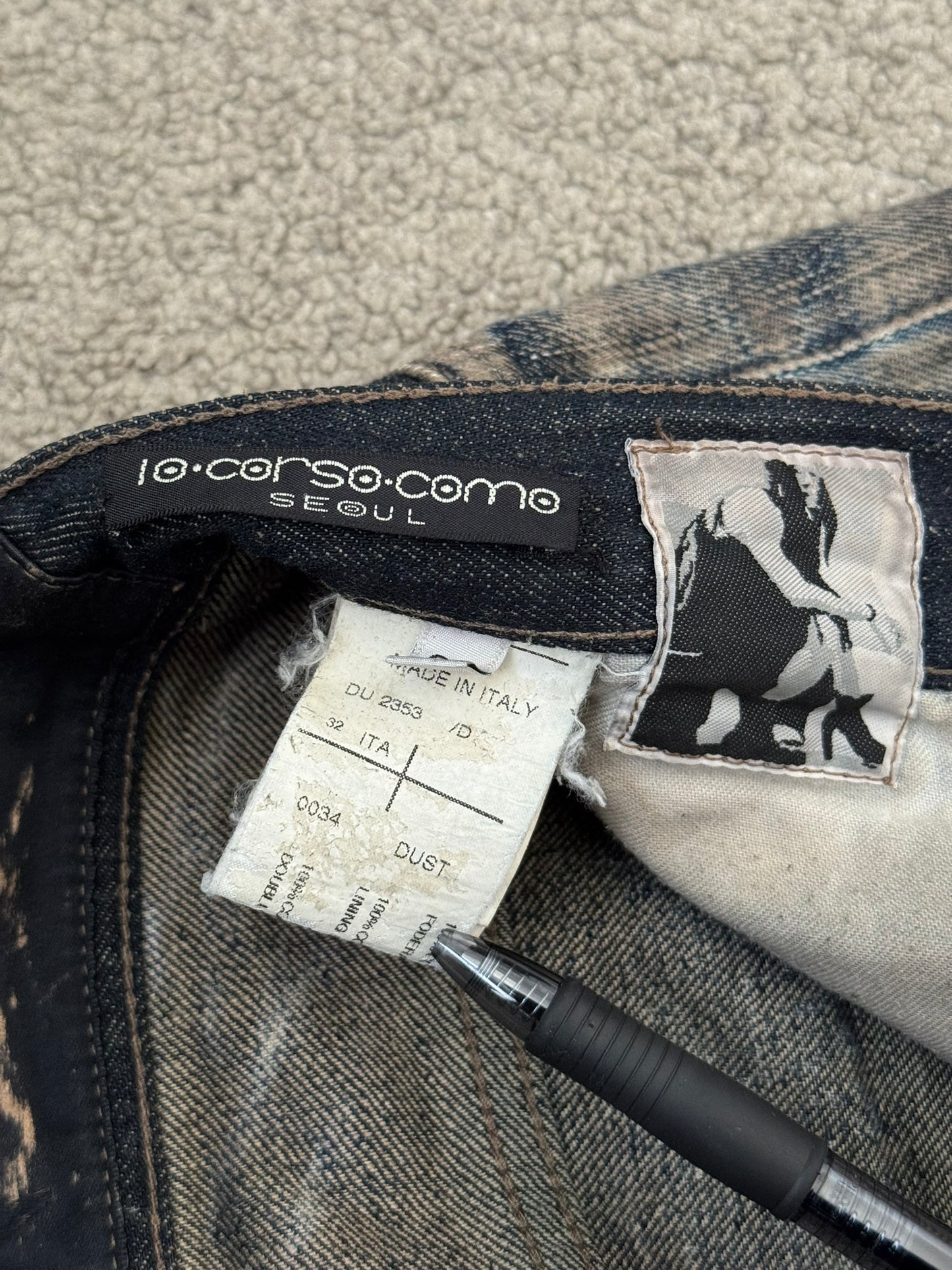 FW11 Rick Owens DRKSHDW "Limo" Dust Detroit Cut Denim Jeans