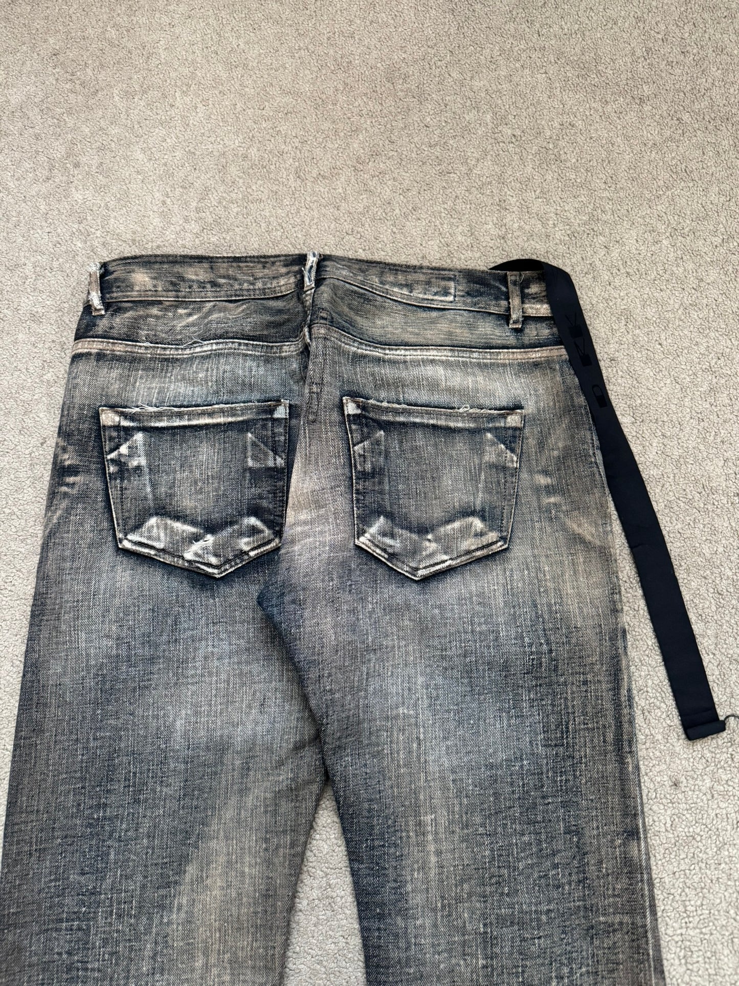 FW11 Rick Owens DRKSHDW "Limo" Dust Detroit Cut Denim Jeans