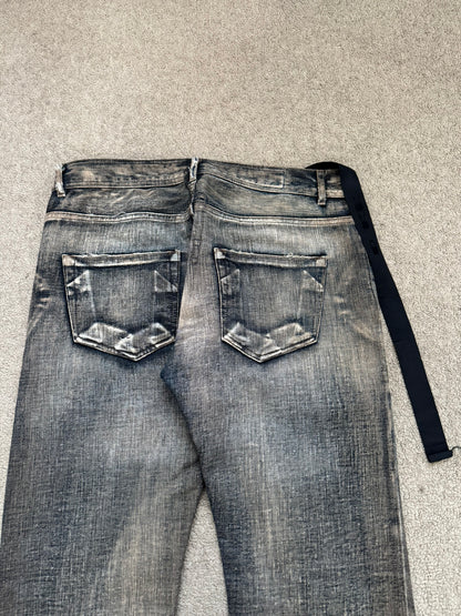 FW11 Rick Owens DRKSHDW "Limo" Dust Detroit Cut Denim Jeans