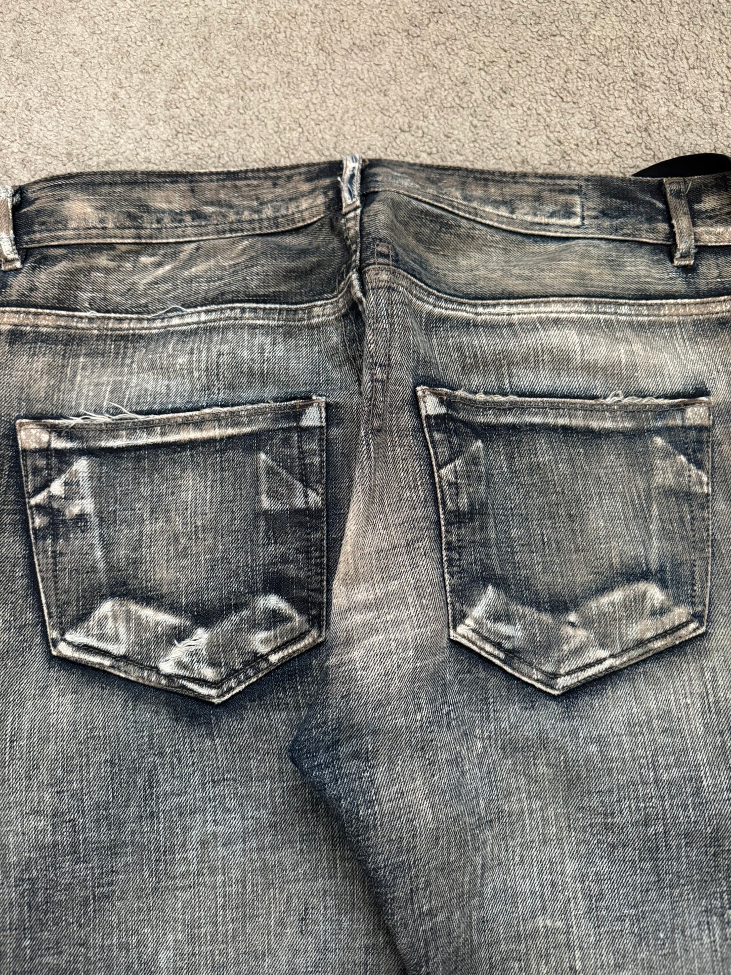 FW11 Rick Owens DRKSHDW "Limo" Dust Detroit Cut Denim Jeans