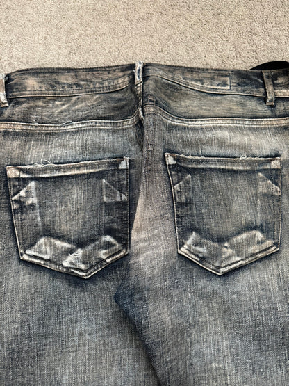 FW11 Rick Owens DRKSHDW "Limo" Dust Detroit Cut Denim Jeans