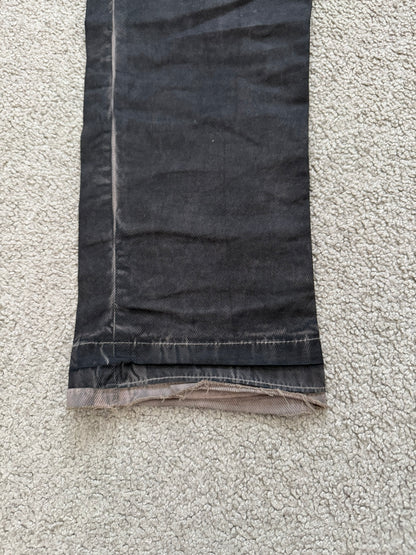 FW11 Rick Owens DRKSHDW "Limo" Overdyed Mud AMC Coated Detroit Jeans