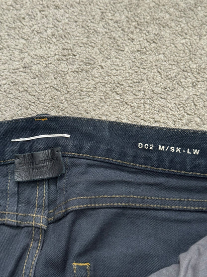 FW13 Saint Laurent Scab Oil Overdyed Distressed Denim Jeans