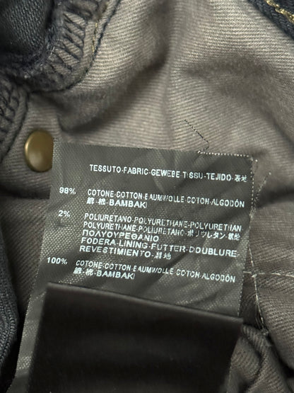 FW13 Saint Laurent Scab Oil Overdyed Distressed Denim Jeans