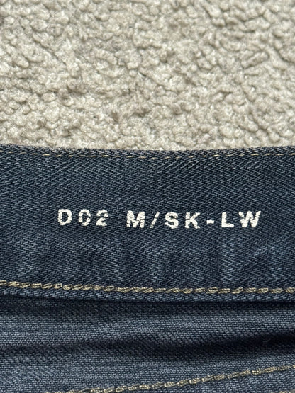 FW13 Saint Laurent Scab Oil Overdyed Distressed Denim Jeans