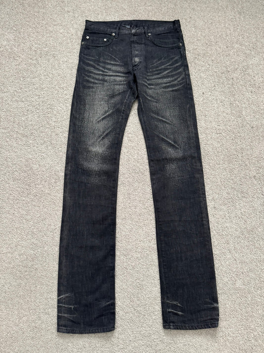 Dior Homme by Hedi Slimane MIJ Black Clawmark Denim Jeans