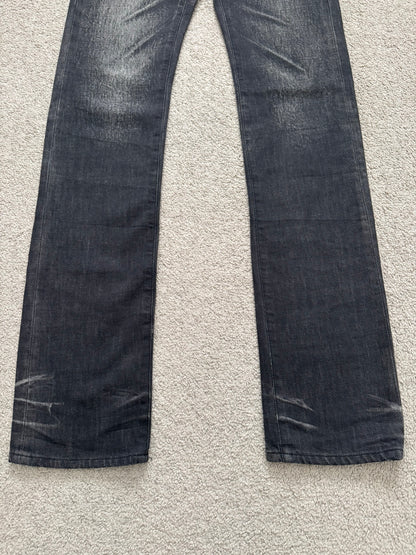Dior Homme by Hedi Slimane MIJ Black Clawmark Denim Jeans