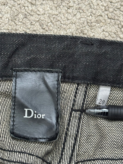 Dior Homme by Hedi Slimane MIJ Black Clawmark Denim Jeans
