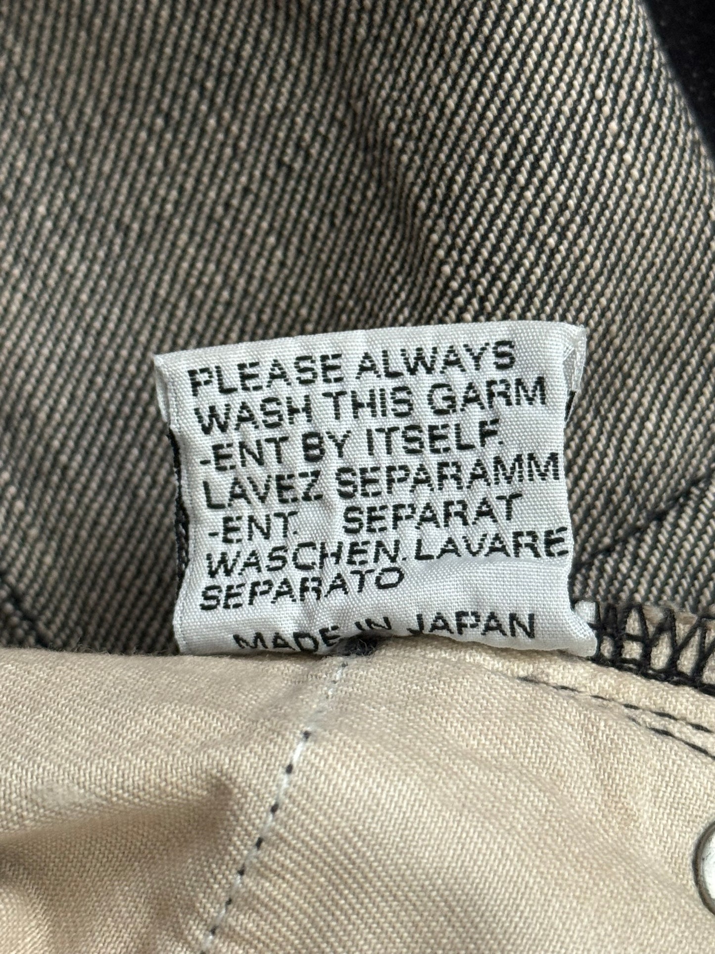 Dior Homme by Hedi Slimane MIJ Black Clawmark Denim Jeans