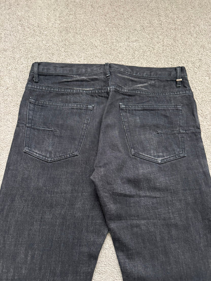 Dior Homme by Hedi Slimane MIJ Black Clawmark Denim Jeans