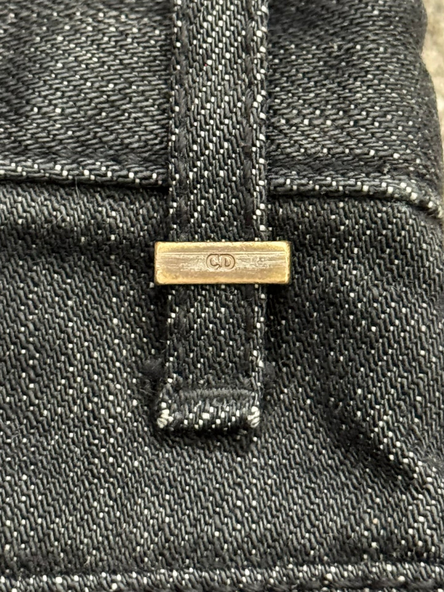 Dior Homme by Hedi Slimane MIJ Black Clawmark Denim Jeans