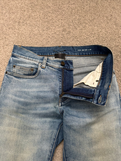 FW16 Saint Laurent by Hedi Slimane D02 Washed Denim Jeans