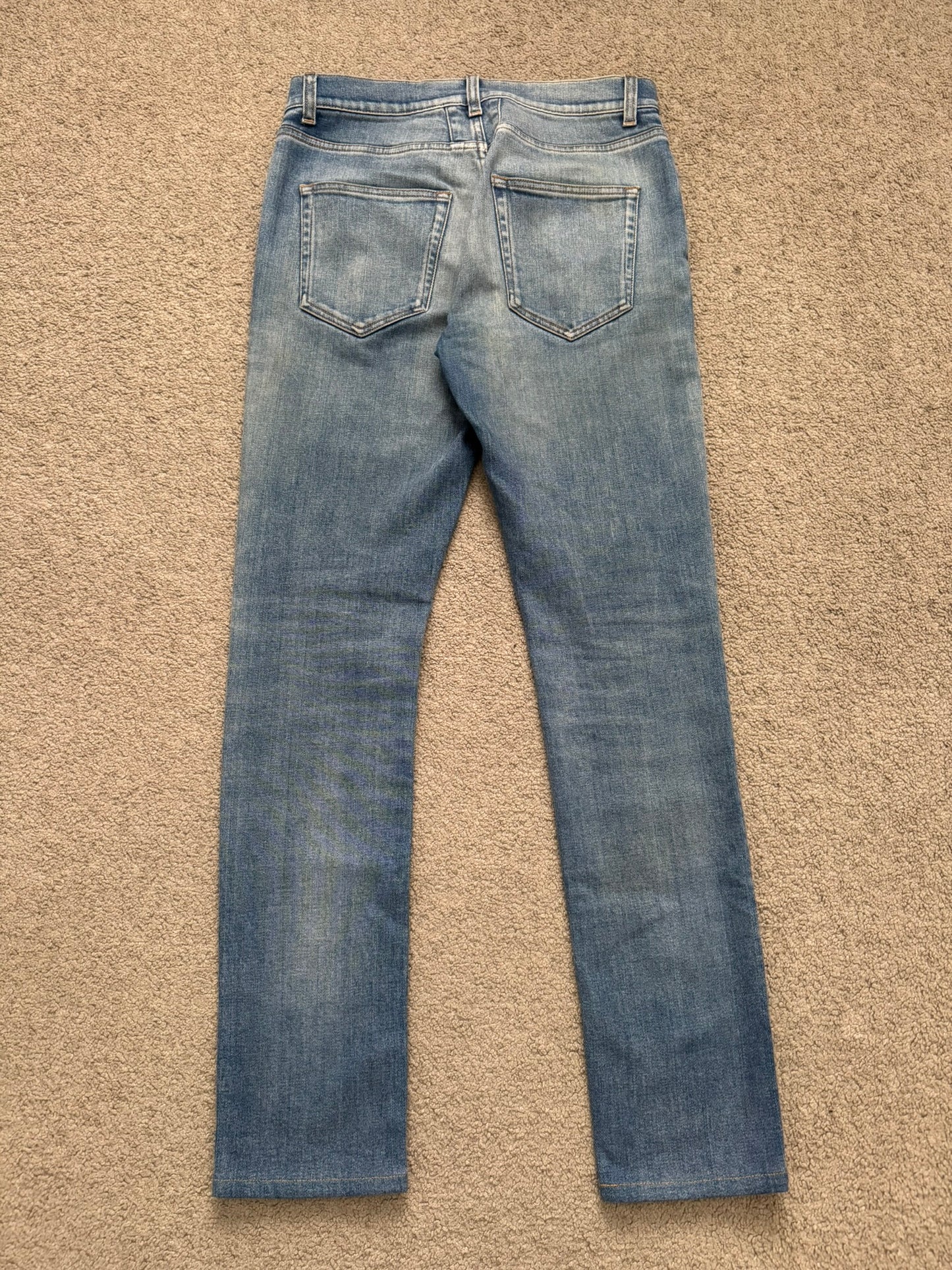 FW16 Saint Laurent by Hedi Slimane D02 Washed Denim Jeans