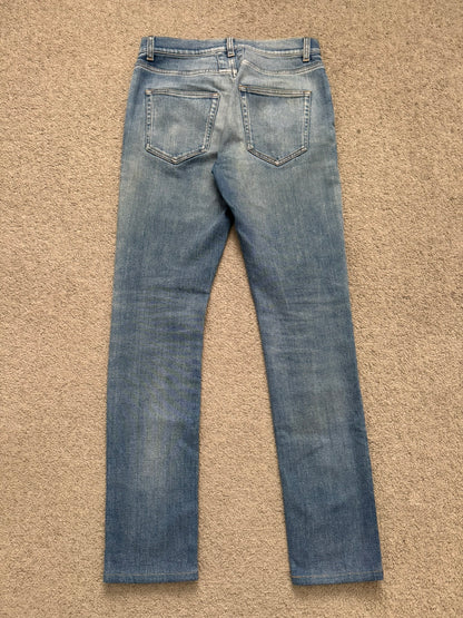 FW16 Saint Laurent by Hedi Slimane D02 Washed Denim Jeans