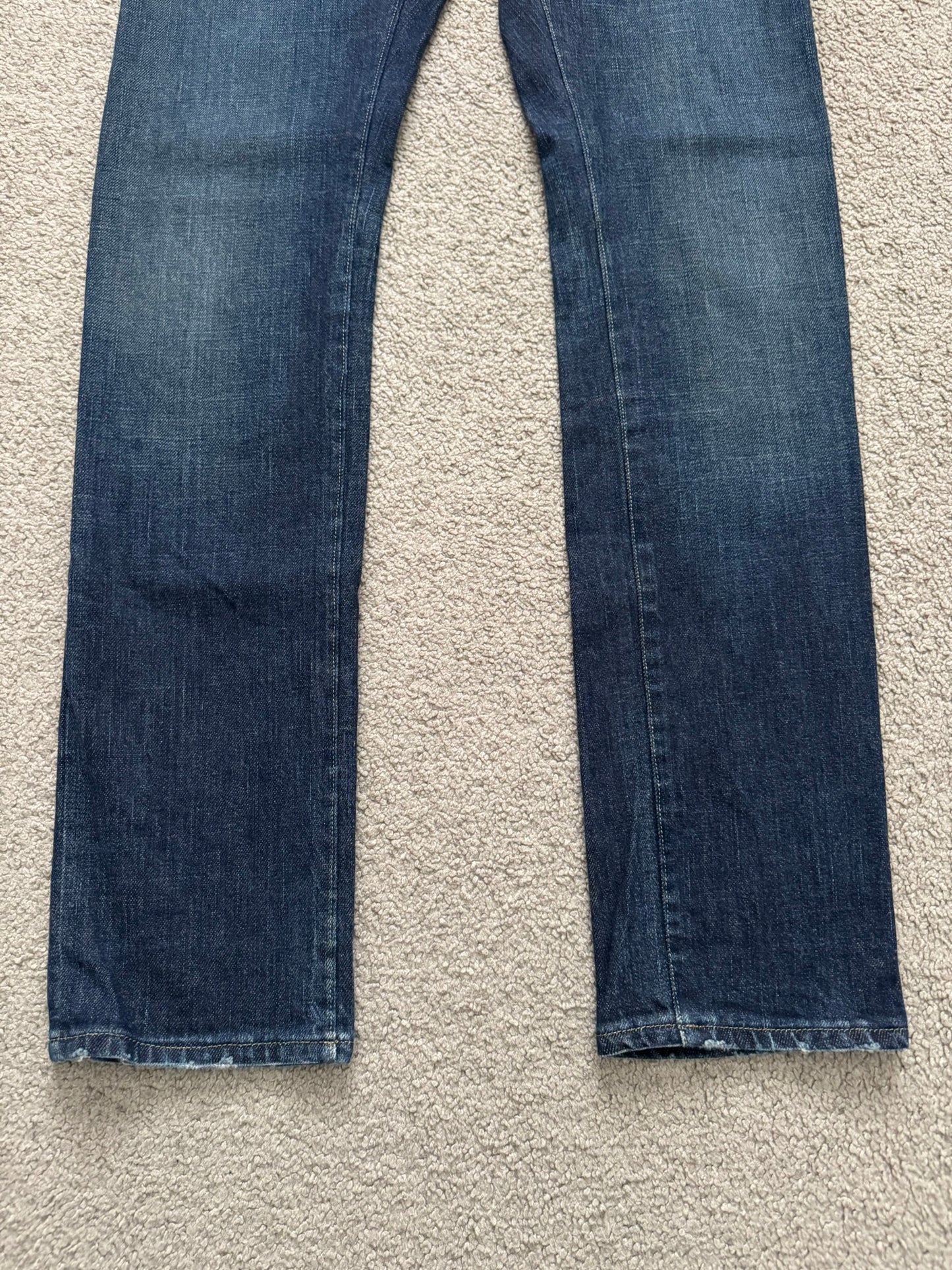 FW14 Saint Laurent by Hedi Slimane D02 Blue Denim Jeans