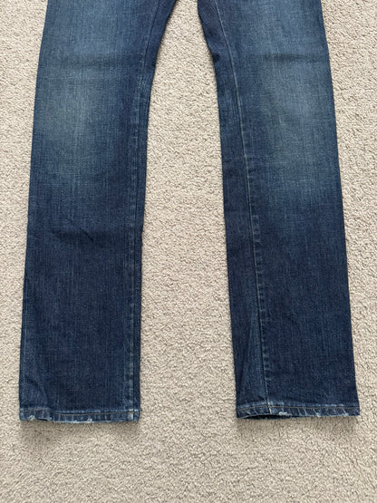 FW14 Saint Laurent by Hedi Slimane D02 Blue Denim Jeans