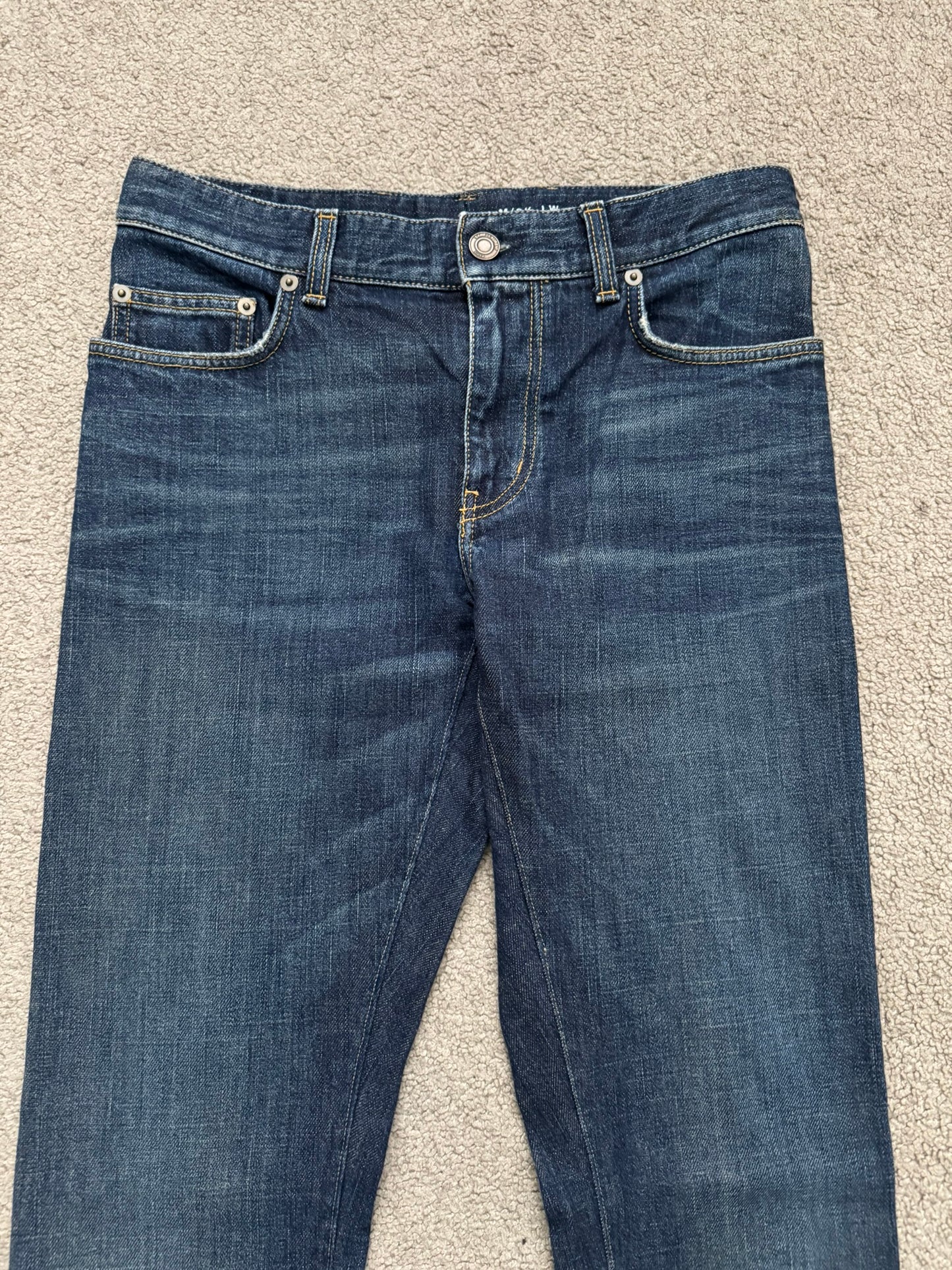 FW14 Saint Laurent by Hedi Slimane D02 Blue Denim Jeans