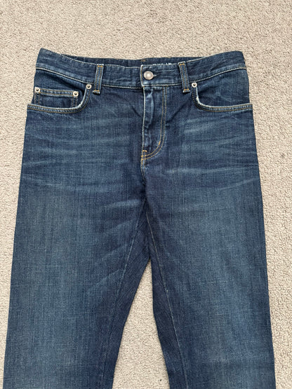 FW14 Saint Laurent by Hedi Slimane D02 Blue Denim Jeans