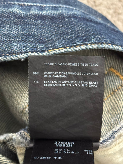 FW14 Saint Laurent by Hedi Slimane D02 Blue Denim Jeans