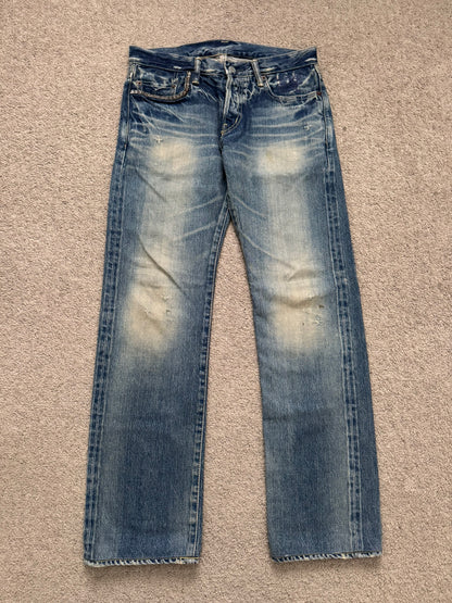 Hysteric Glamour Distressed Studded Denim Jeans
