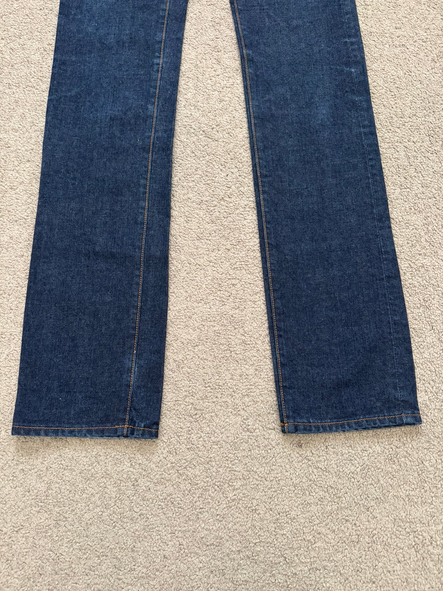 AW07 Dior Homme by Hedi Slimane Blue Indigo Raw Denim Jeans