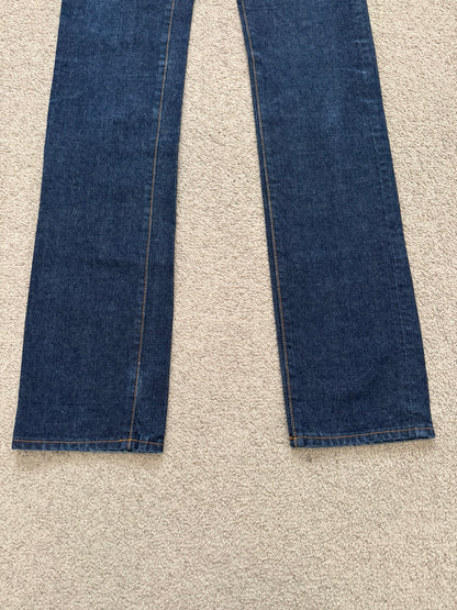 AW07 Dior Homme by Hedi Slimane Blue Indigo Raw Denim Jeans