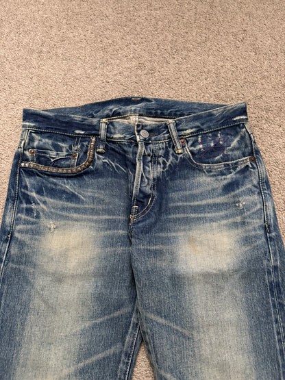 Hysteric Glamour Distressed Studded Denim Jeans