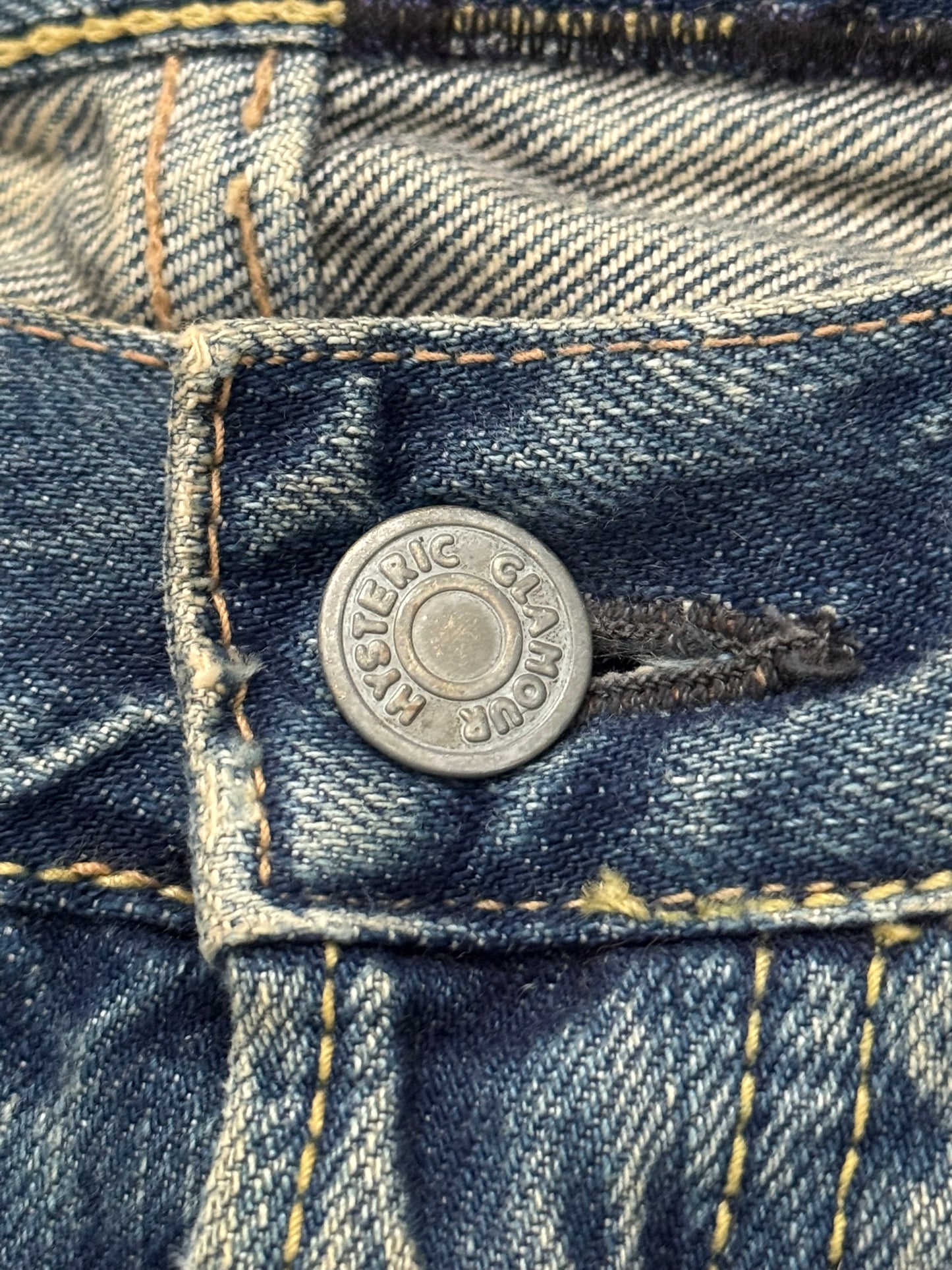 Hysteric Glamour Distressed Studded Denim Jeans