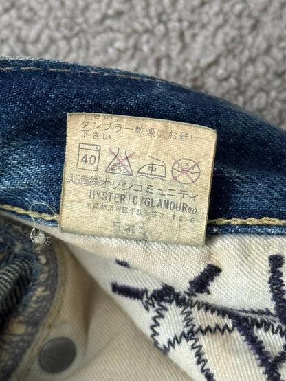 Hysteric Glamour Distressed Studded Denim Jeans