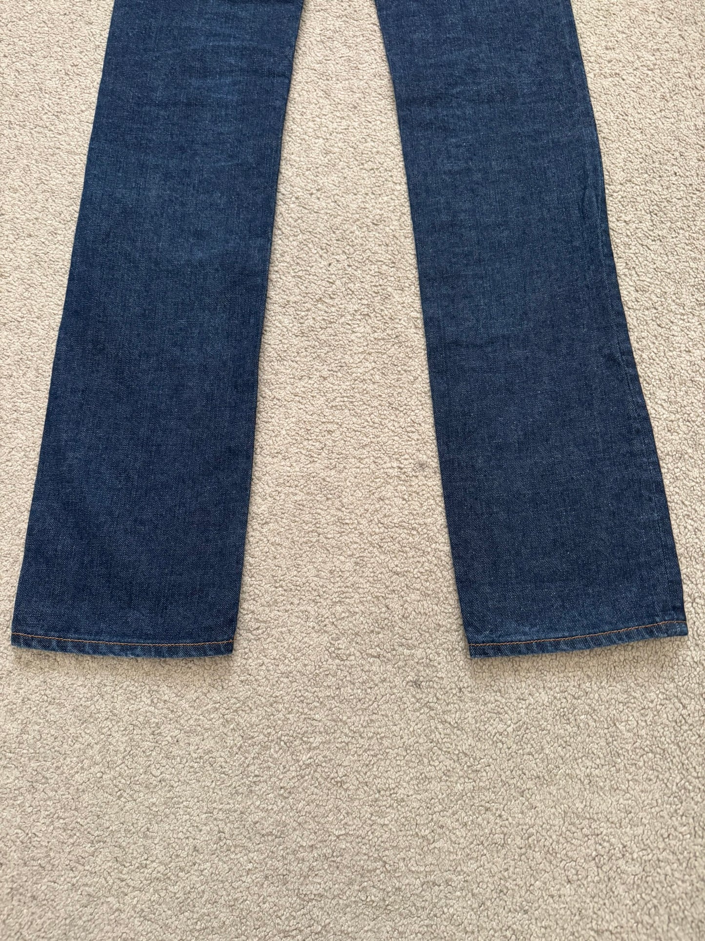 AW07 Dior Homme by Hedi Slimane Blue Indigo Raw Denim Jeans