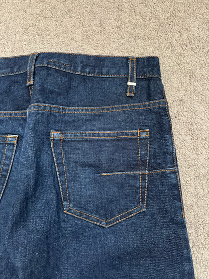 AW07 Dior Homme by Hedi Slimane Blue Indigo Raw Denim Jeans