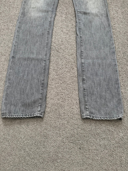 SS09 Dior Homme by Kris Van Assche MIJ Grey Washed Denim Jeans