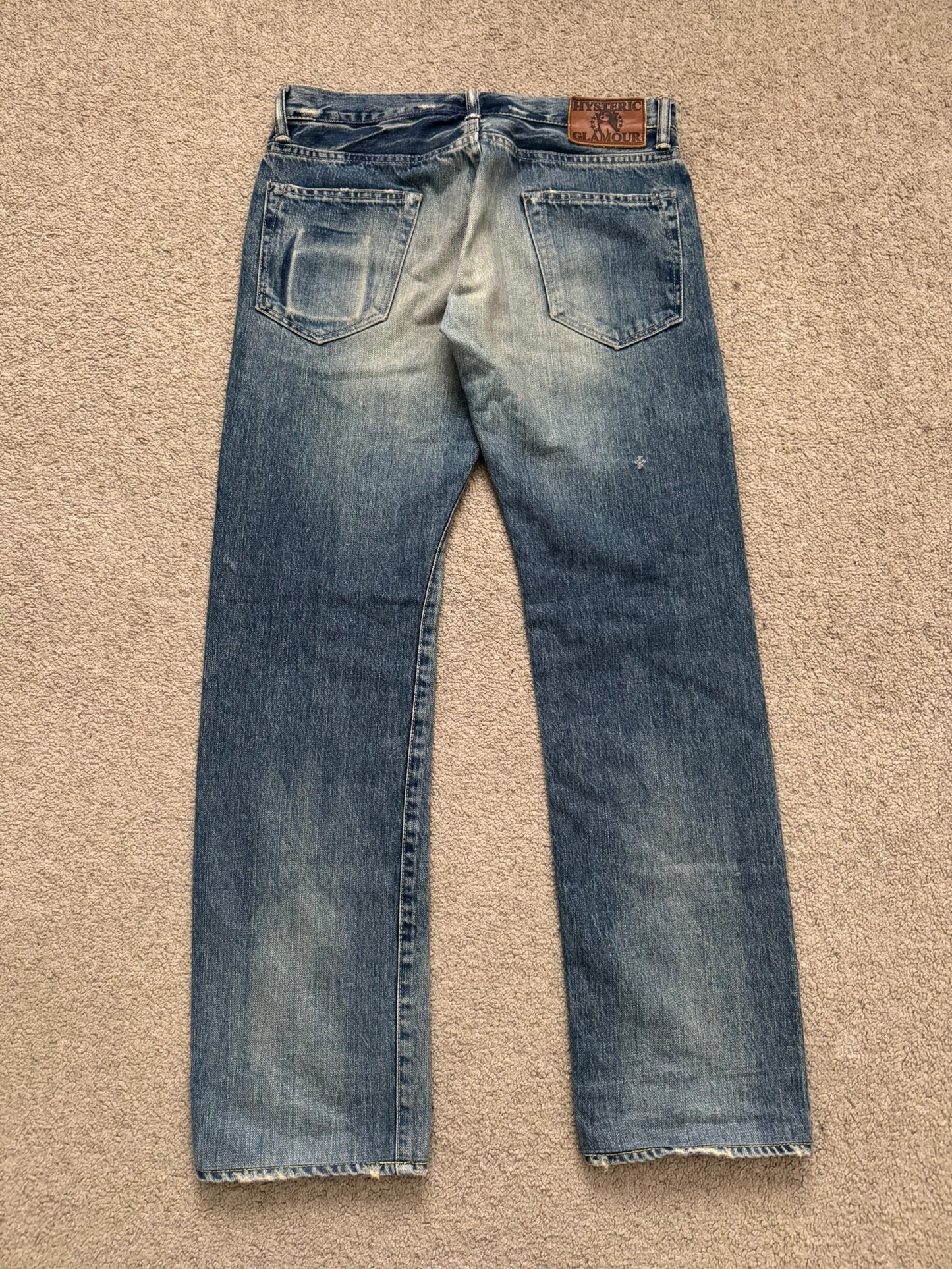 Hysteric Glamour Distressed Studded Denim Jeans