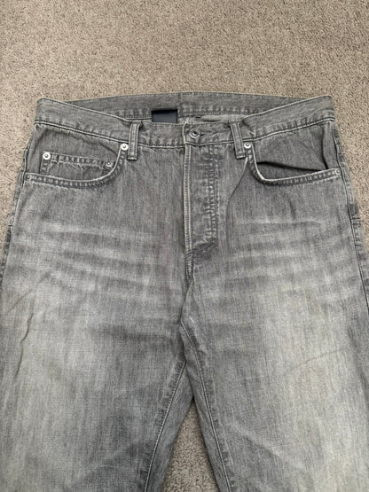 SS09 Dior Homme by Kris Van Assche MIJ Grey Washed Denim Jeans