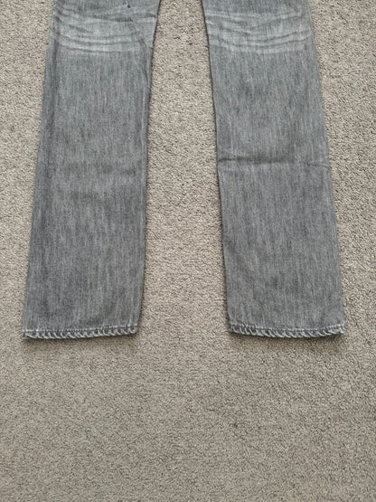SS09 Dior Homme by Kris Van Assche MIJ Grey Washed Denim Jeans