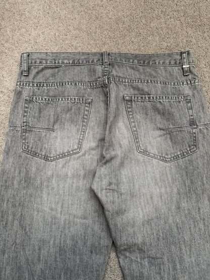 SS09 Dior Homme by Kris Van Assche MIJ Grey Washed Denim Jeans