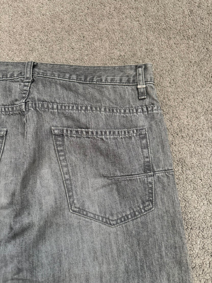SS09 Dior Homme by Kris Van Assche MIJ Grey Washed Denim Jeans