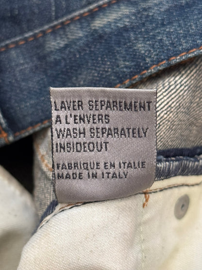 AW06 Dior Homme by Hedi Slimane Dust Wash Distressed Denim Jeans