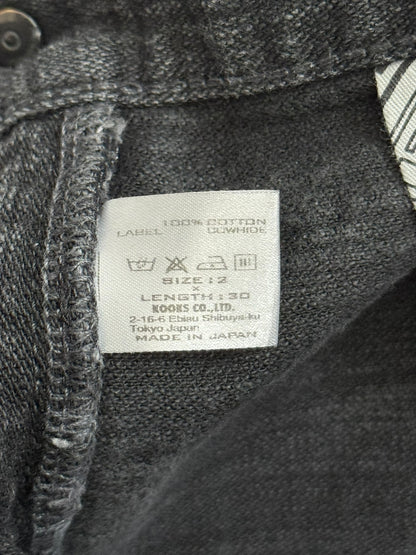 AW06 Number (N)ine Zipper Pain Crying Heart Denim Jeans