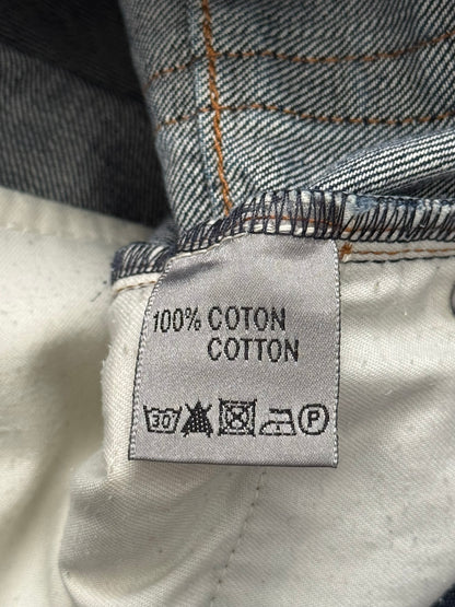 AW07 Dior Homme by Hedi Slimane Indigo Faded Raw Denim Jeans