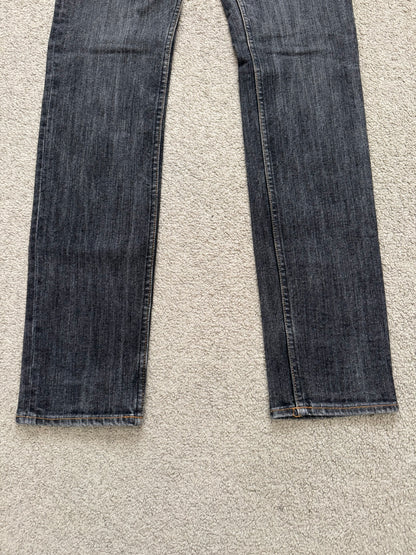 SS08 Number (N)ine Pain Crying Heart Black Denim Jeans