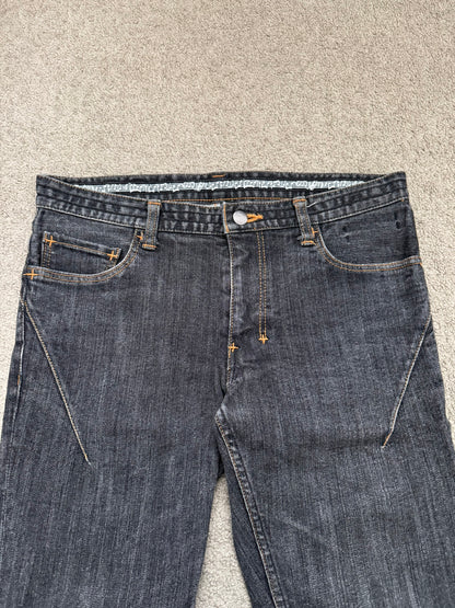 SS08 Number (N)ine Pain Crying Heart Black Denim Jeans