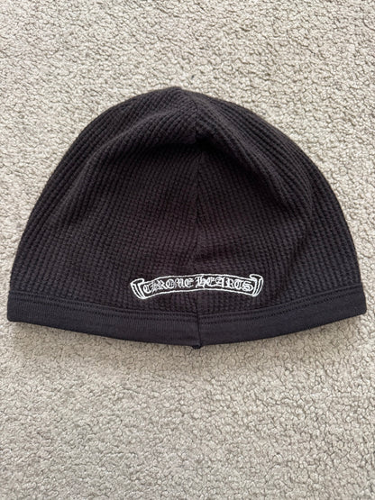 Vintage Chrome Hearts White Cross Logo Thermal Beanie