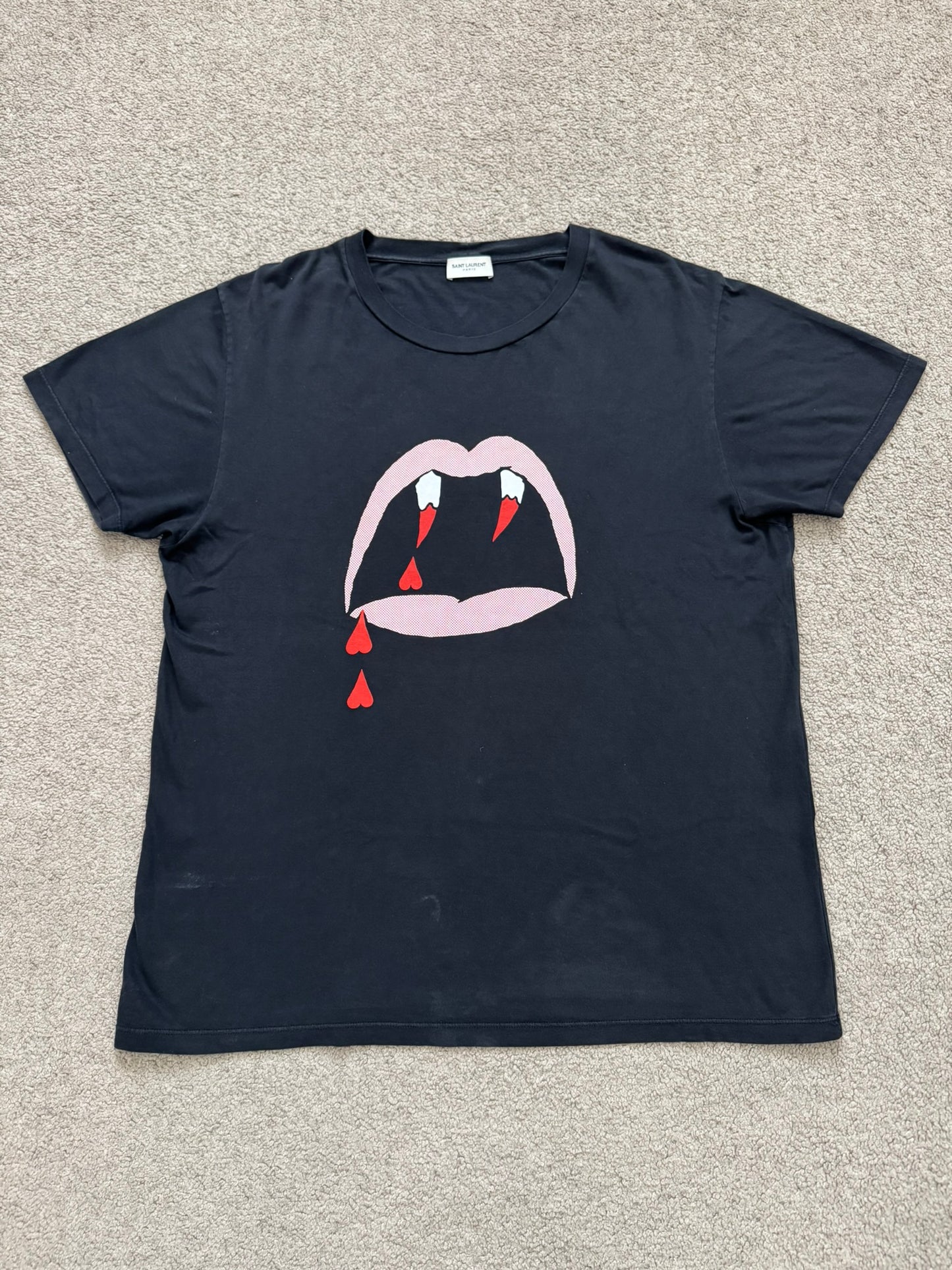 SS16 Saint Laurent by Hedi Slimane Blood Luster T Shirt