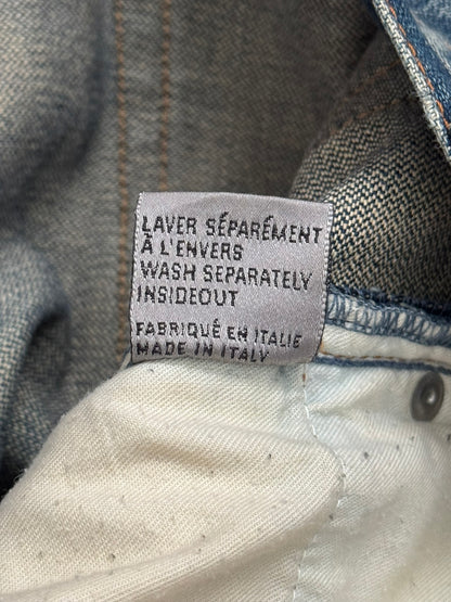 SS07 Dior Homme by Hedi Slimane "Sky Wash" Distress Denim Jeans