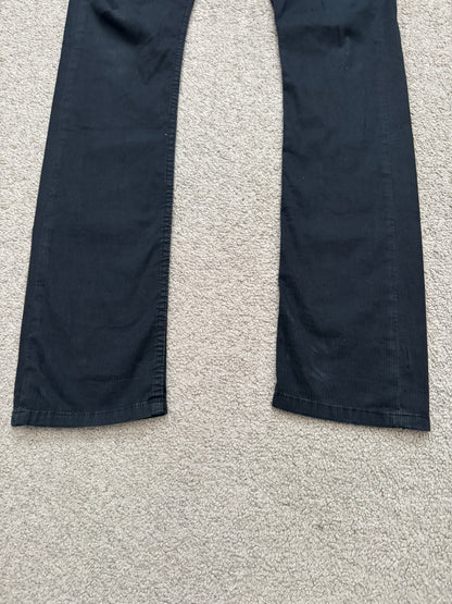 SS16 Rick Owens DRKSHDW Ribbed Cotton Detroit Cut Jeans
