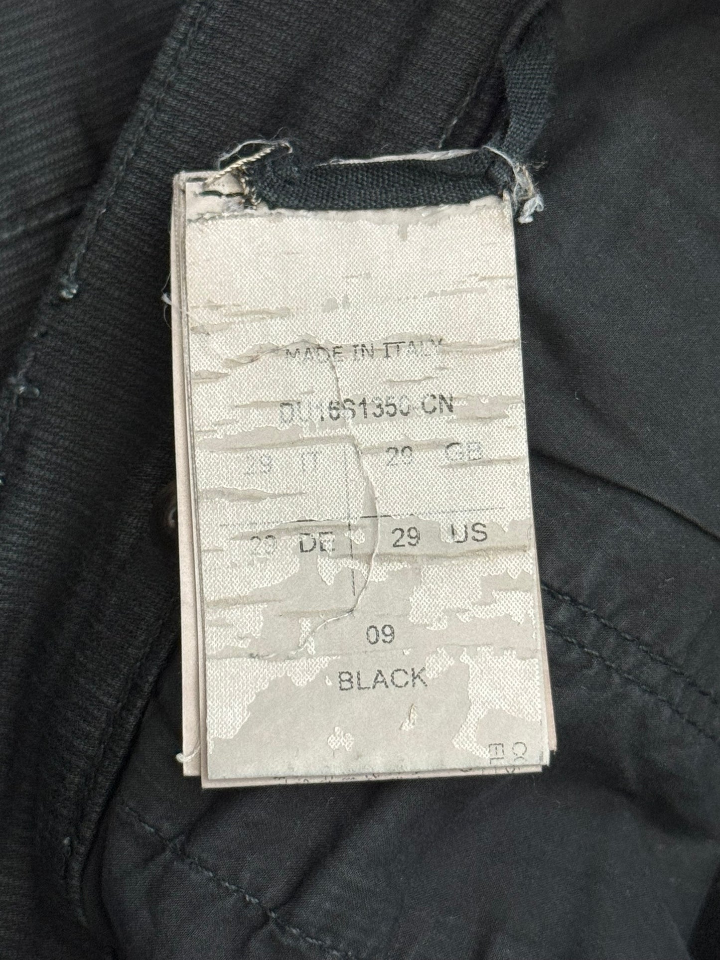 SS16 Rick Owens DRKSHDW Ribbed Cotton Detroit Cut Jeans
