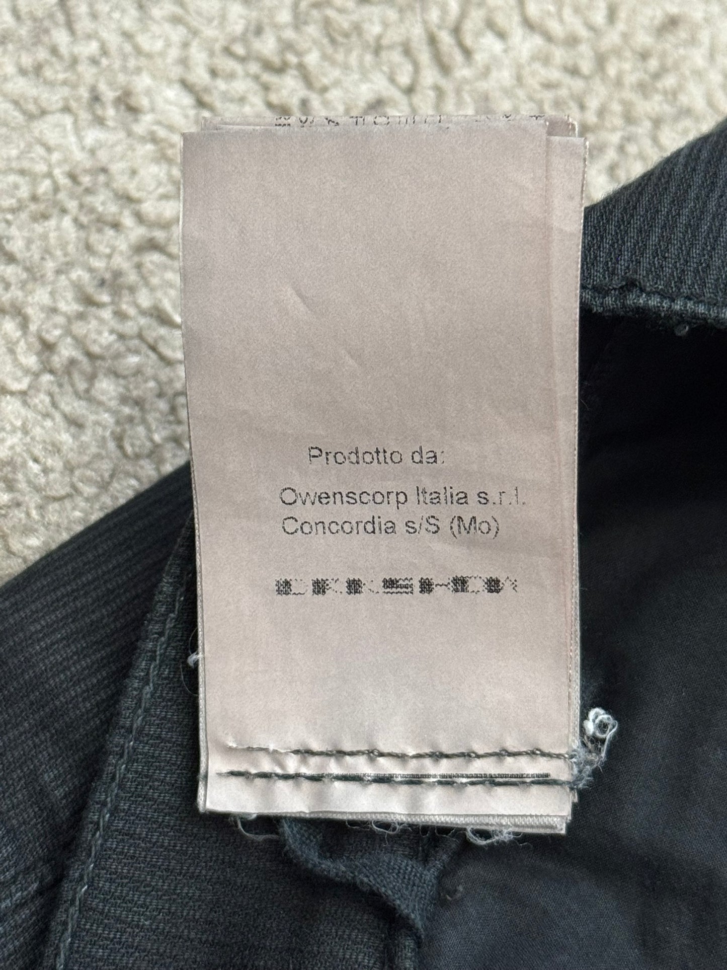 SS16 Rick Owens DRKSHDW Ribbed Cotton Detroit Cut Jeans